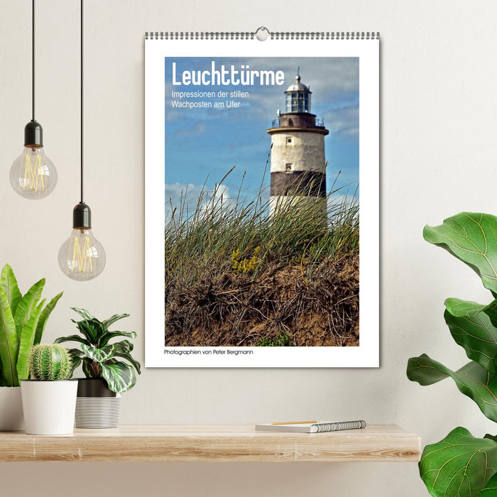 Lighthouses - impressions of the silent sentinels on the shore (CALVENDO wall calendar 2024) 