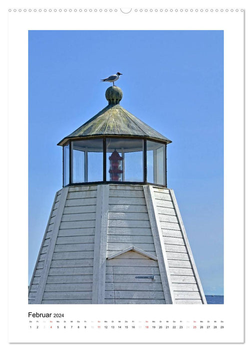 Lighthouses - impressions of the silent sentinels on the shore (CALVENDO wall calendar 2024) 