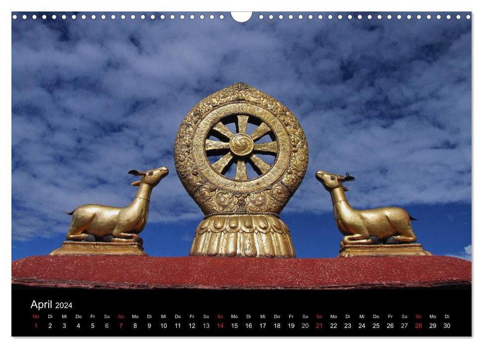 Tibet - Dach der Welt (CALVENDO Wandkalender 2024)