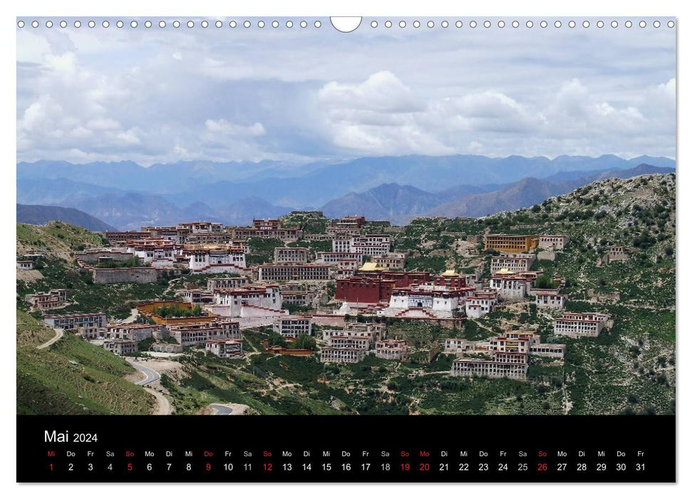 Tibet - Roof of the World (CALVENDO Wall Calendar 2024) 