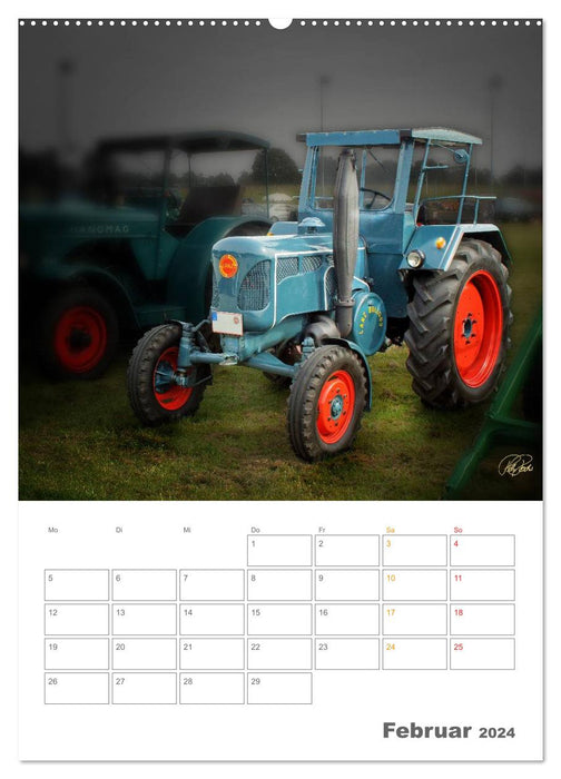 Classic car - my tractor (CALVENDO Premium wall calendar 2024) 