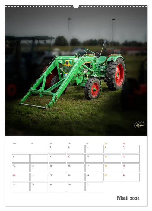 Classic car - my tractor (CALVENDO Premium wall calendar 2024) 