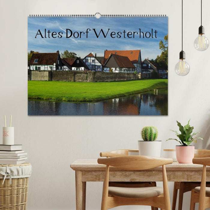 Old Village Westerholt (CALVENDO Wall Calendar 2024) 