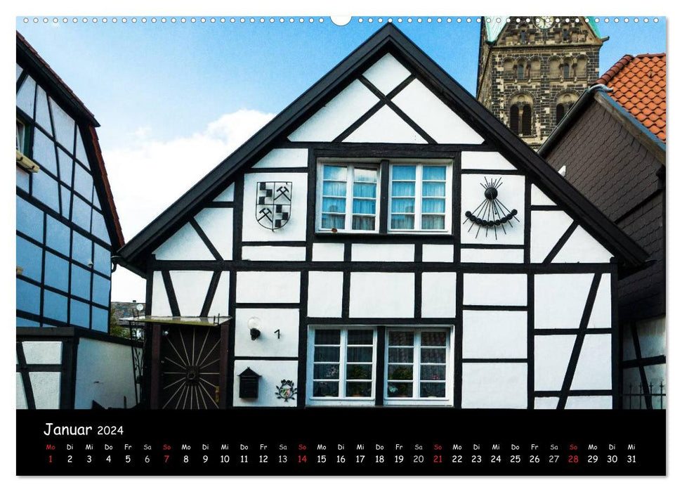 Old Village Westerholt (CALVENDO Wall Calendar 2024) 