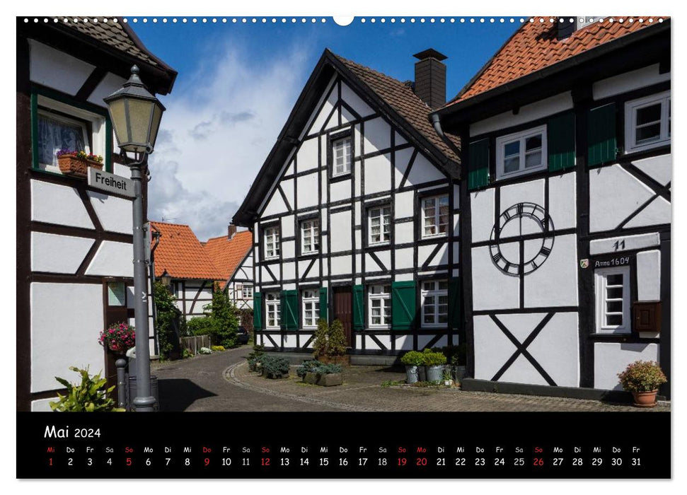 Old Village Westerholt (CALVENDO Wall Calendar 2024) 