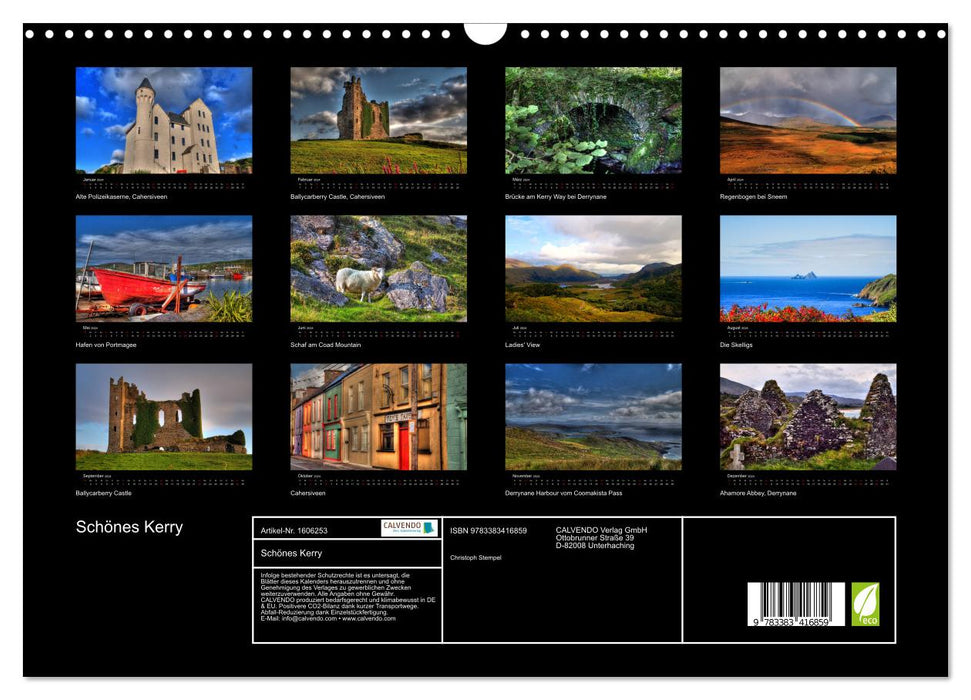 Beautiful Kerry (CALVENDO Wall Calendar 2024) 