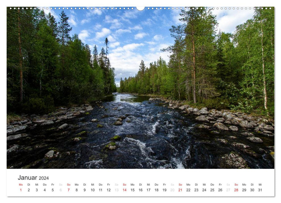 Natural Paradise Finland (CALVENDO Premium Wall Calendar 2024) 