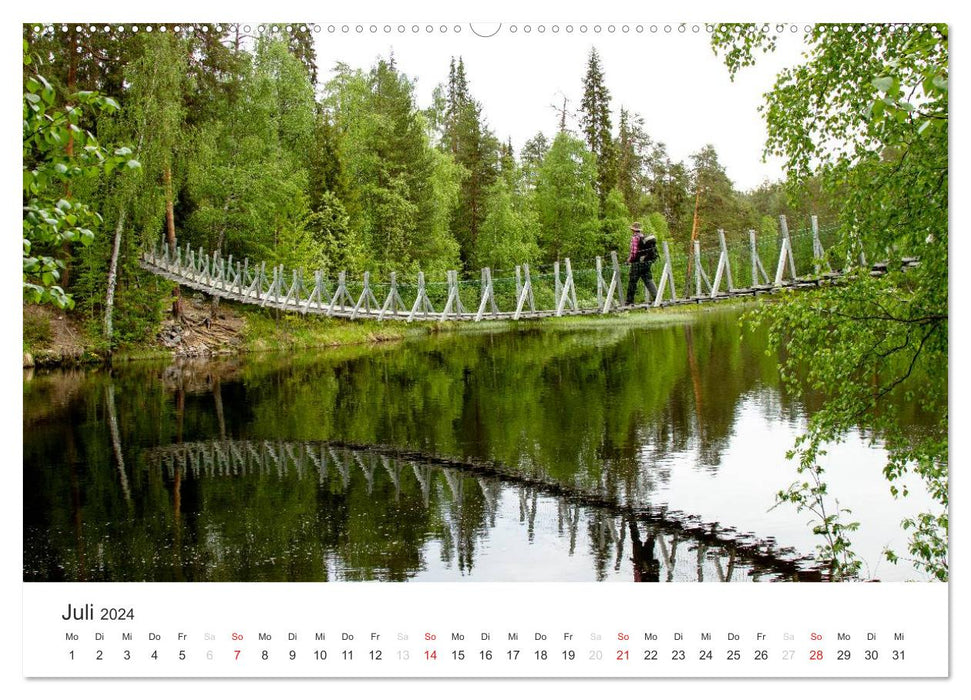 Natural Paradise Finlande (Calvendo Premium Calendrier mural 2024) 