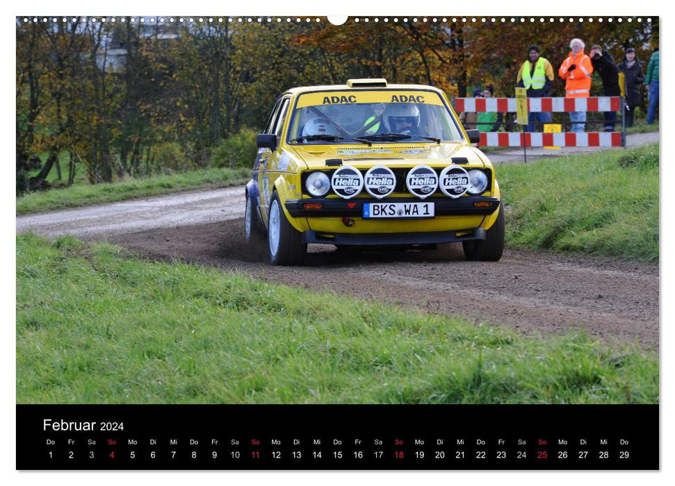 Rallye asphalte et gravier (Calvendo Premium Wall Calendar 2024) 