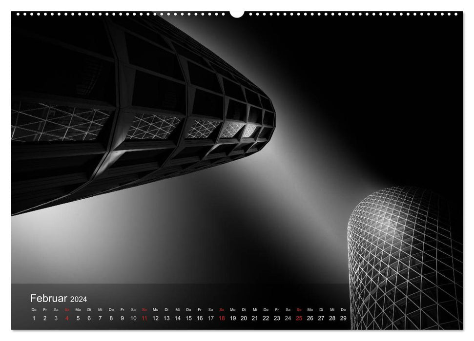 Direction Sky - Fascination Architecture 2024 (CALVENDO Premium Wall Calendar 2024) 