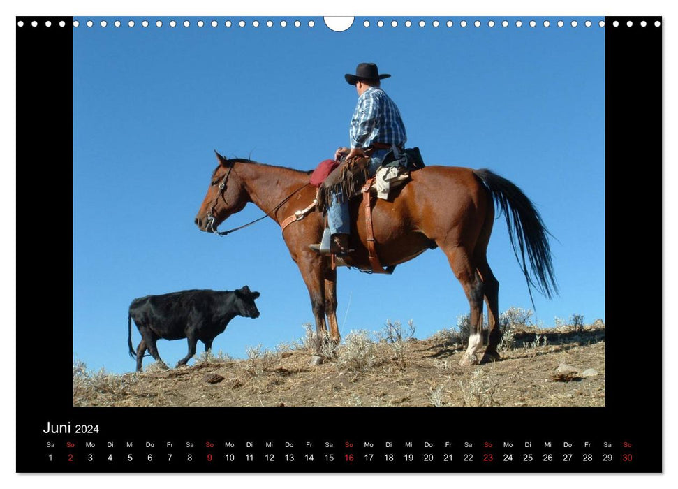 City Slickers - Ranch Vacation (CALVENDO Wall Calendar 2024) 