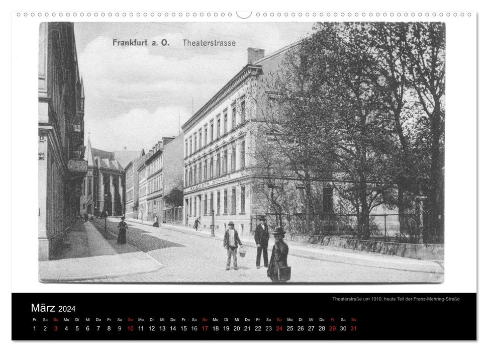 FFO-Geschichten. Historische Ansichtskarten aus Frankfurt (Oder) (CALVENDO Wandkalender 2024)