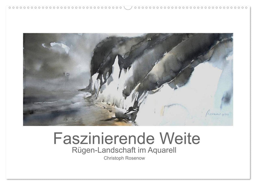 Faszinierende Weite. Rügen-Landschaft im Aquarell (CALVENDO Wandkalender 2024)