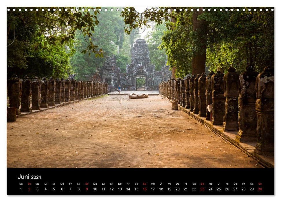 Temples around Angkor Wat (CALVENDO wall calendar 2024) 
