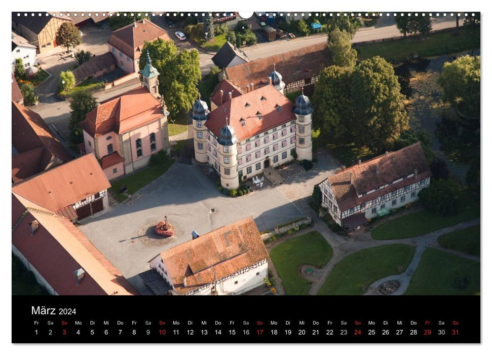 Hohenlohe from above (CALVENDO Premium Wall Calendar 2024) 