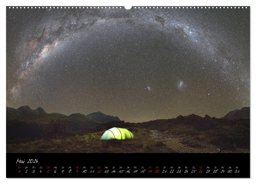Faszination Milchstraße - eine Reise zu den Nachtlandschaften unserer Erde (CALVENDO Wandkalender 2024)