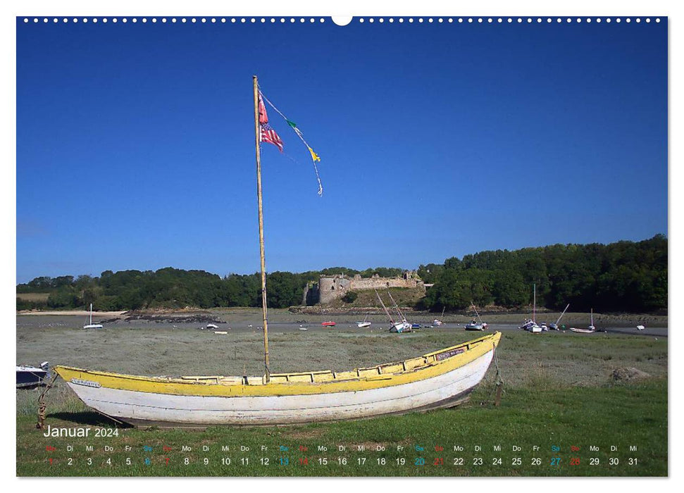 Brittany - Longing in Blue (CALVENDO Wall Calendar 2024) 