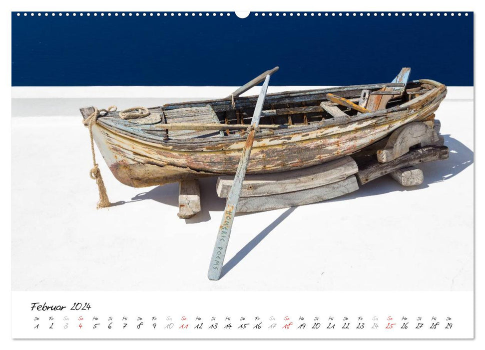 Santorini - Photogenic Beauty (CALVENDO Wall Calendar 2024) 