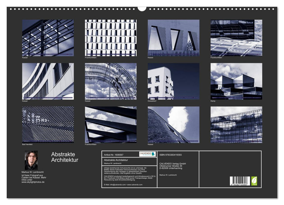 Abstract Architecture (CALVENDO Wall Calendar 2024) 