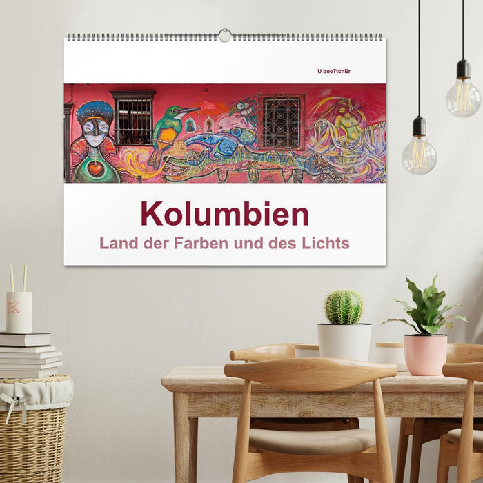 Colombia - Land of Colors and Light (CALVENDO Wall Calendar 2024) 