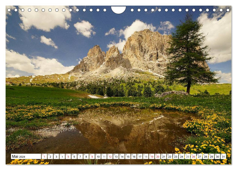 Südtirol im Jahreslauf (CALVENDO Wandkalender 2024)