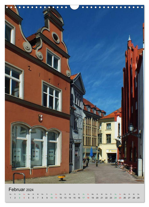 Wismar city views (CALVENDO wall calendar 2024) 