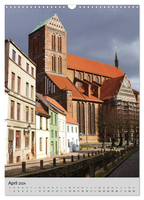 Wismar city views (CALVENDO wall calendar 2024) 