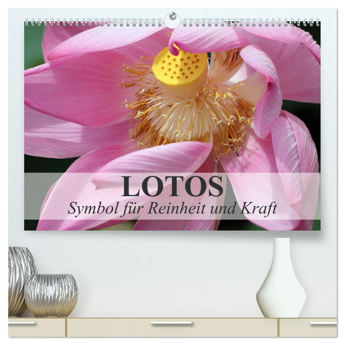 Lotos - Symbol für Reinheit und Kraft (CALVENDO Premium Wandkalender 2024)