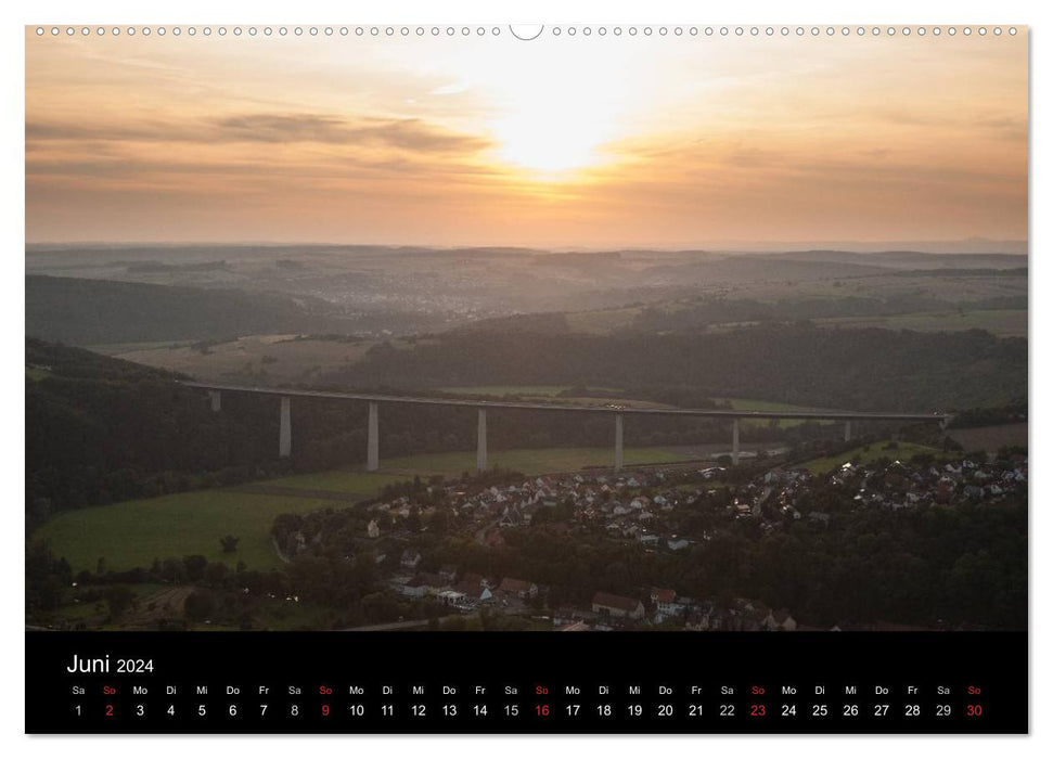 Hohenlohe from above (CALVENDO wall calendar 2024) 
