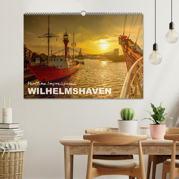 Maritime Impressionen Wilhelmshaven (CALVENDO Wandkalender 2024)