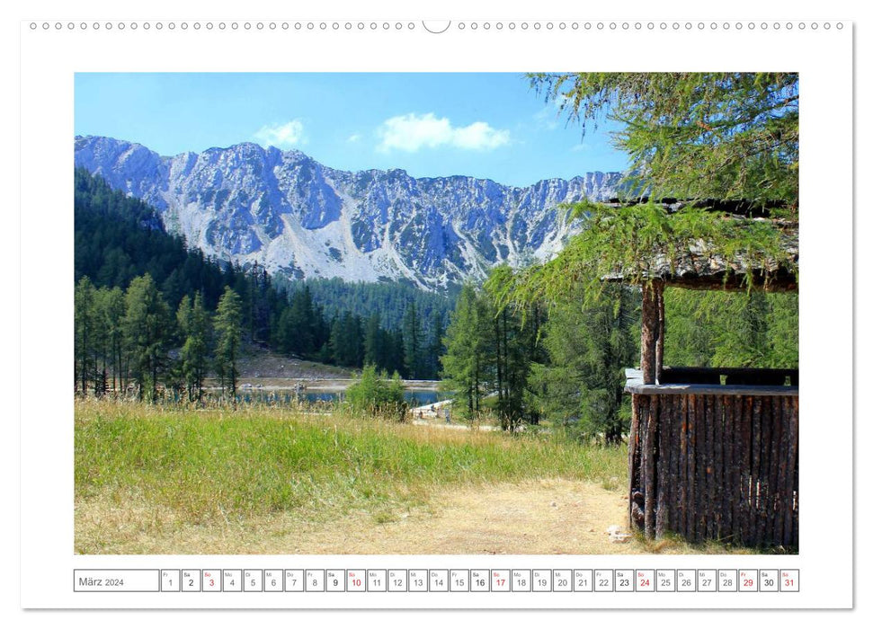 Carinthia - The hiking paradise in the south of Austria (CALVENDO Premium Wall Calendar 2024) 