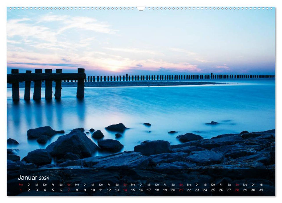 Wangerooge – A pearl in the North Sea. (CALVENDO Premium Wall Calendar 2024) 