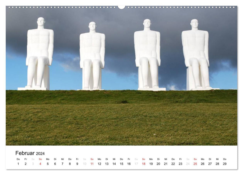 Denmark - On the road in Jutland (CALVENDO Premium Wall Calendar 2024) 