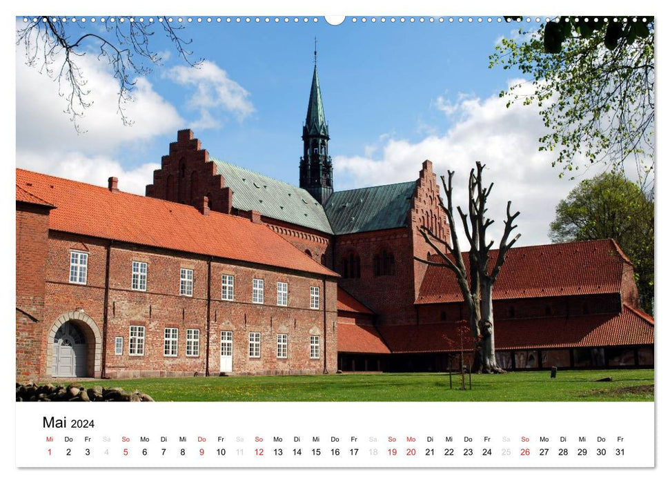 Denmark - On the road in Jutland (CALVENDO Premium Wall Calendar 2024) 