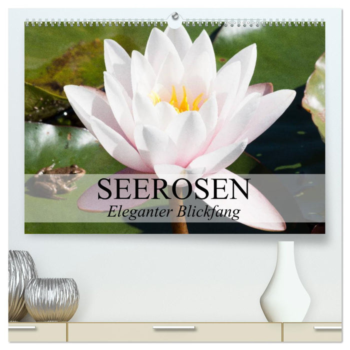 Seerosen - Eleganter Blickfang (CALVENDO Premium Wandkalender 2024)