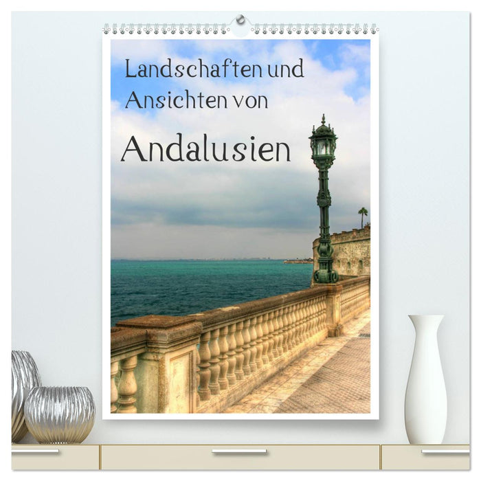 Landschaften und Ansichten von Andalusien (CALVENDO Premium Wandkalender 2024)