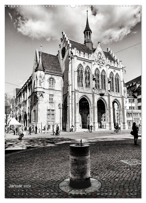 A look at Erfurt (CALVENDO wall calendar 2024) 