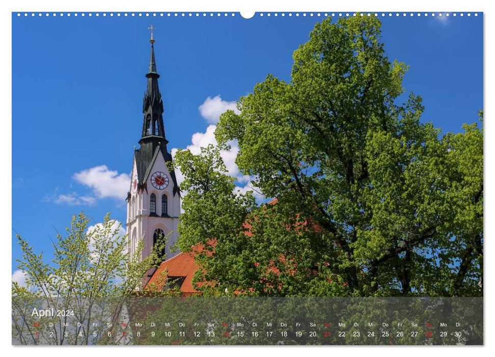 Bad Tölz - joy in life! (CALVENDO wall calendar 2024) 