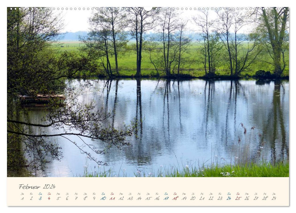 Bremer Blockland - Landleben in der Großstadt (CALVENDO Premium Wandkalender 2024)