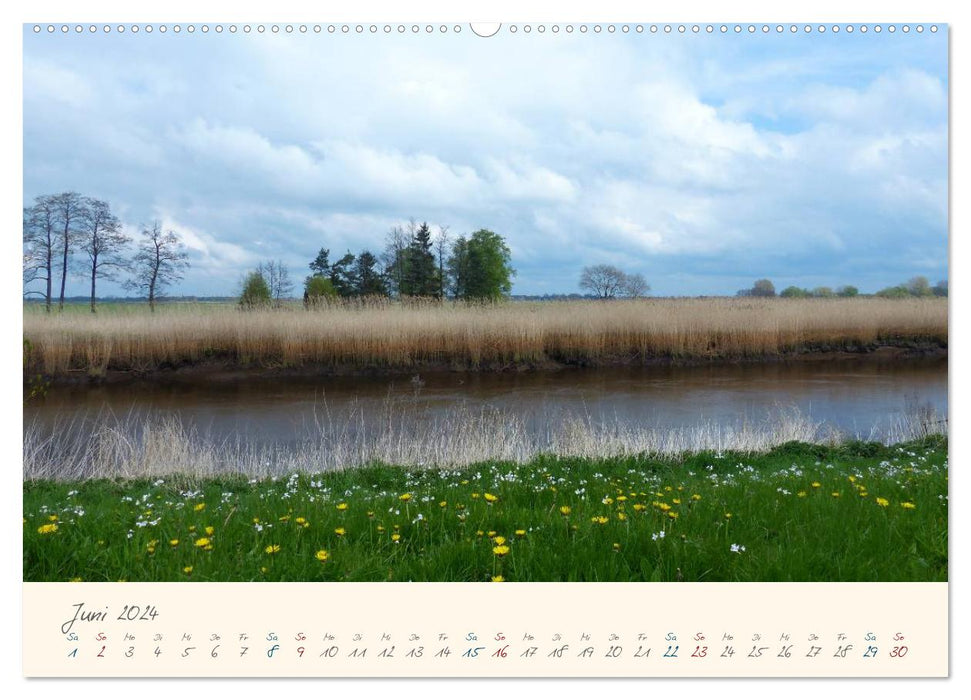 Bremer Blockland - Country life in the big city (CALVENDO Premium Wall Calendar 2024) 