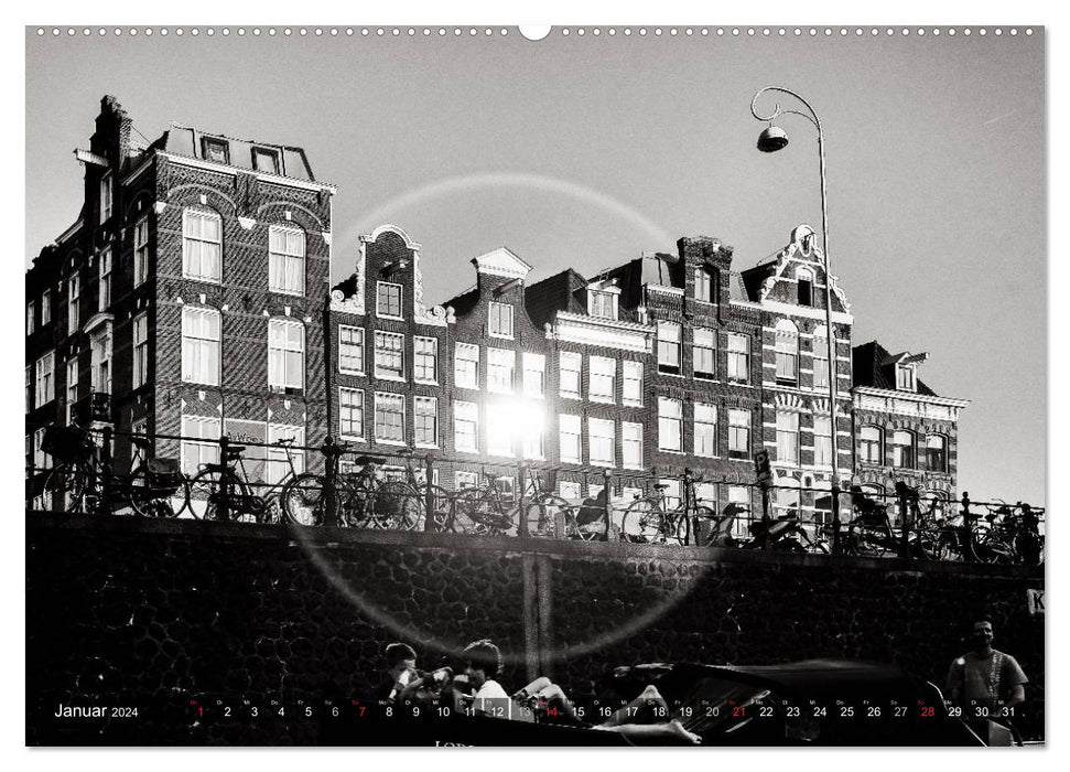 Ein Blick auf Amsterdam (CALVENDO Premium Wandkalender 2024)