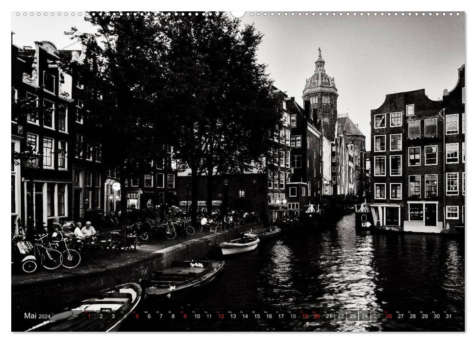 Ein Blick auf Amsterdam (CALVENDO Premium Wandkalender 2024)