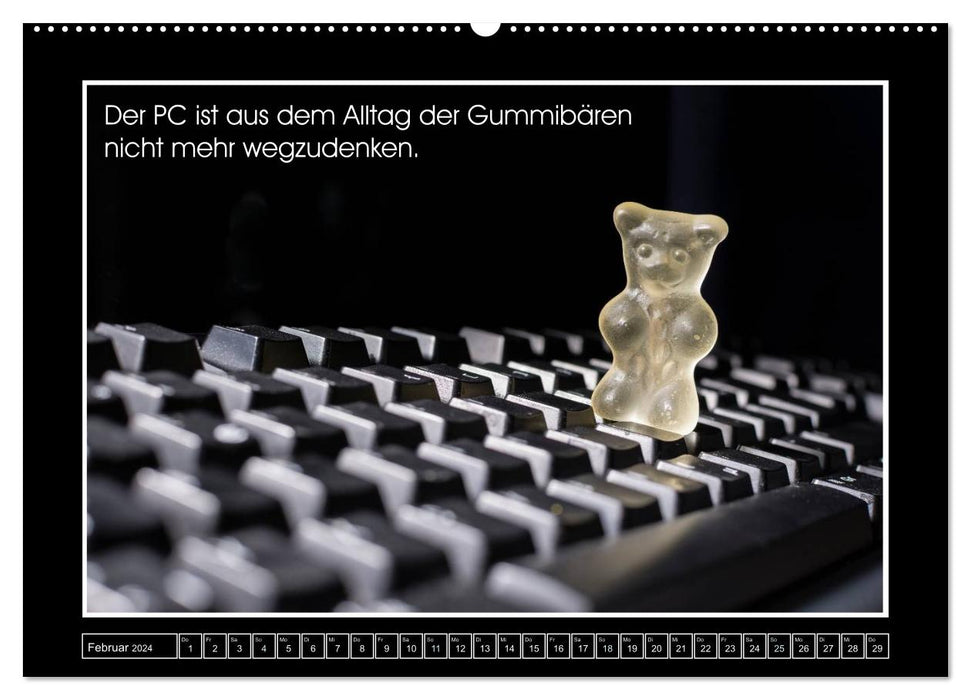 Interesting facts from the world of gummy bears (CALVENDO Premium Wall Calendar 2024) 