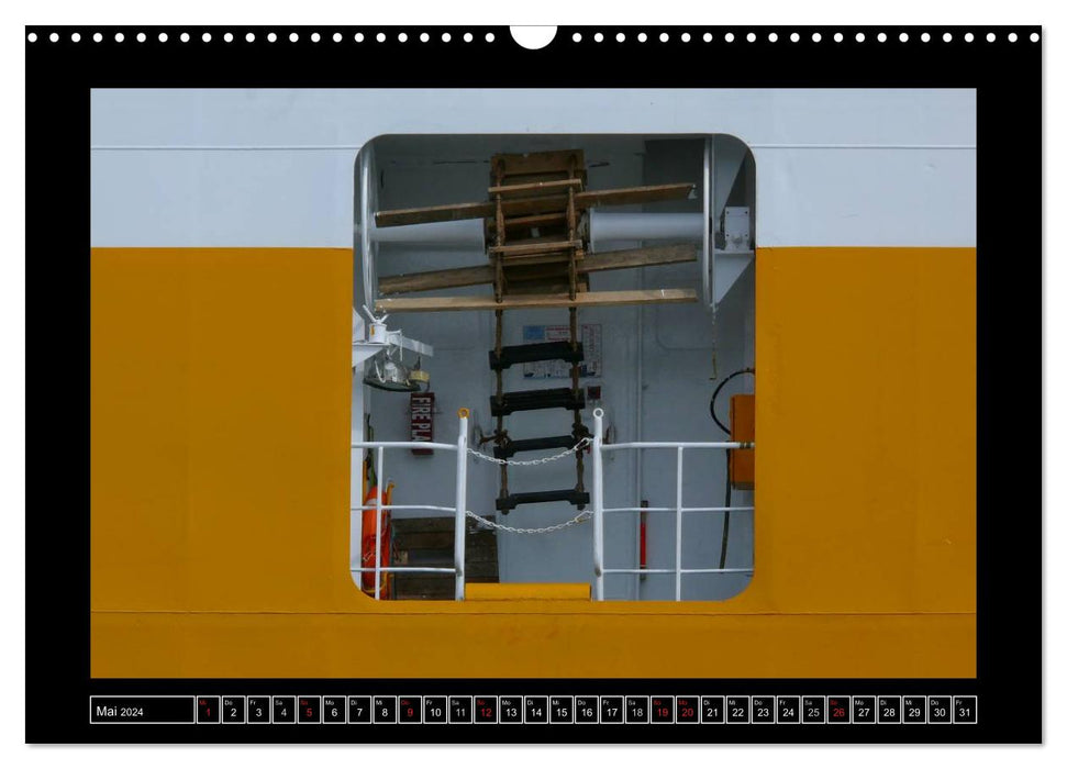 Rund um den Hamburger Hafen (CALVENDO Wandkalender 2024)