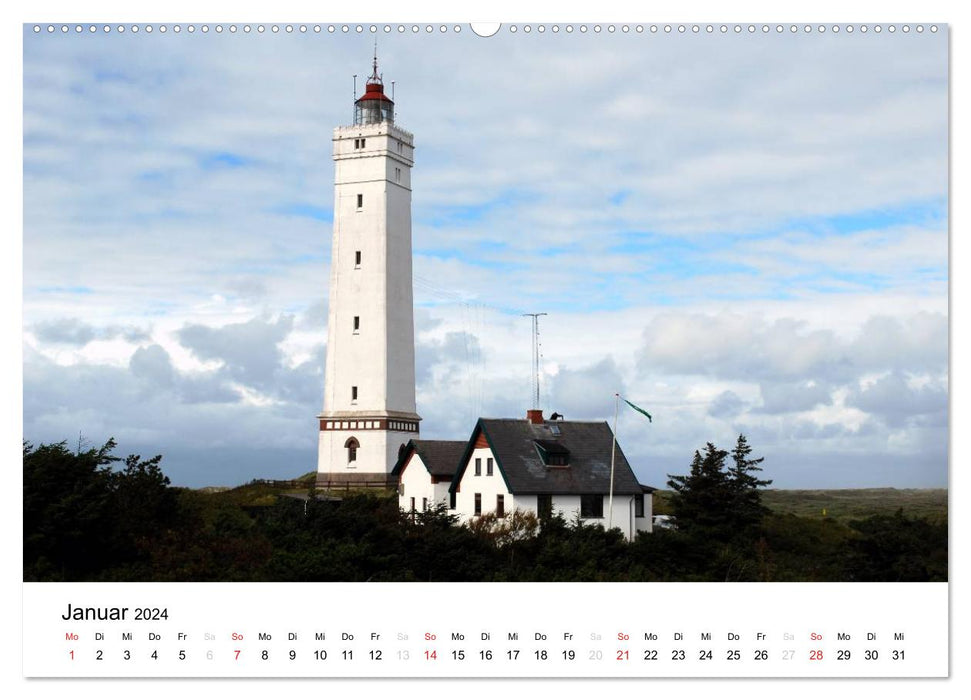 Denmark - On the road in Jutland (CALVENDO wall calendar 2024) 