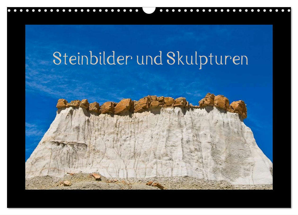 Steinbilder und Skupturen (CALVENDO Wandkalender 2024)
