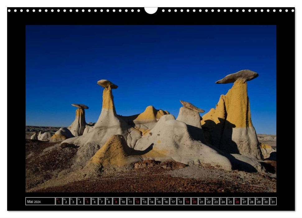 Steinbilder und Skupturen (CALVENDO Wandkalender 2024)