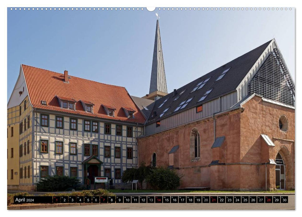 Music and mountain town Sondershausen/Thuringia (CALVENDO Premium Wall Calendar 2024) 