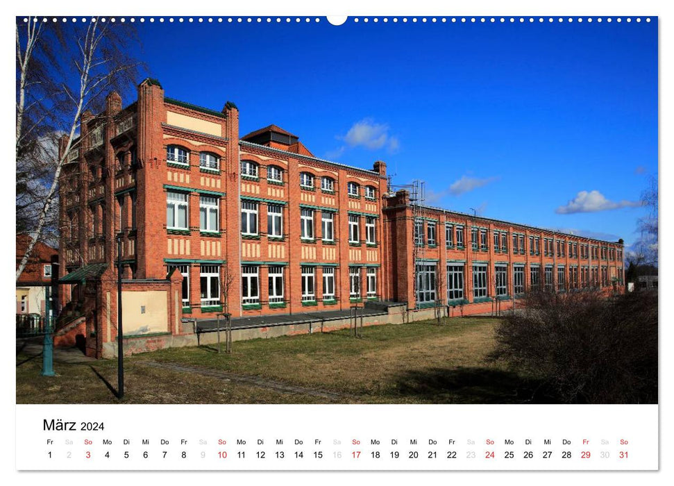 Pößneck in Thuringia (CALVENDO Premium Wall Calendar 2024) 