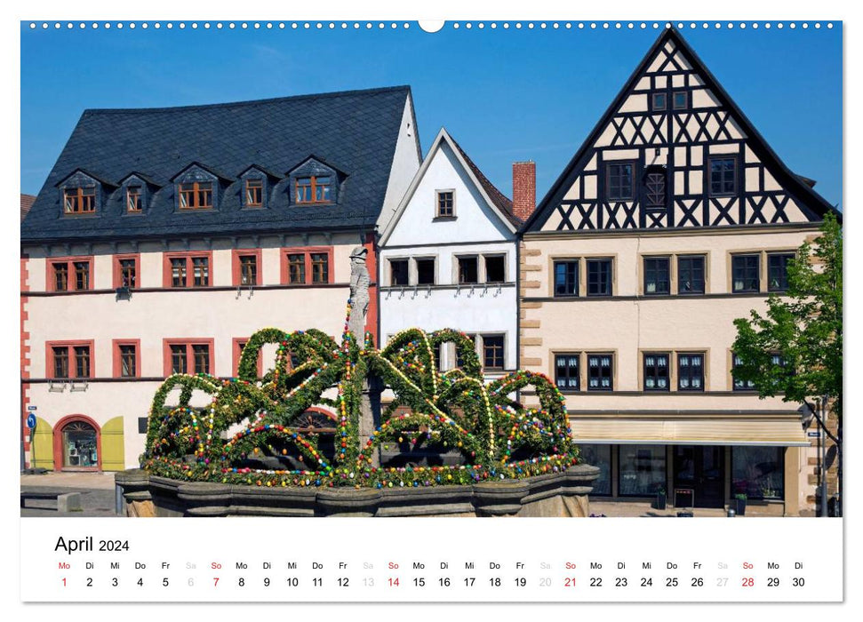 Pößneck in Thüringen (CALVENDO Premium Wandkalender 2024)